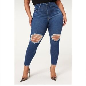 Good American Indigo Skinny Jeans